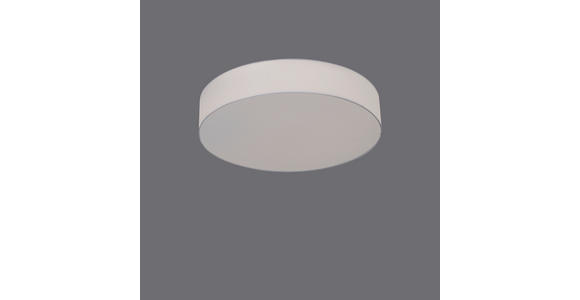 LED-DECKENLEUCHTE 50/10 cm    - Weiß, Trend, Kunststoff/Textil (50/10cm) - Novel