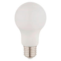 LED IZZÓ   9 W E27  - opál, Design, műanyag/fém (6/11cm)