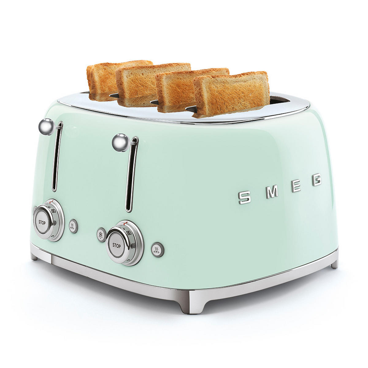 TOASTER  - Pastellgrün, Basics, Metall (30/20/33cm) - SMEG
