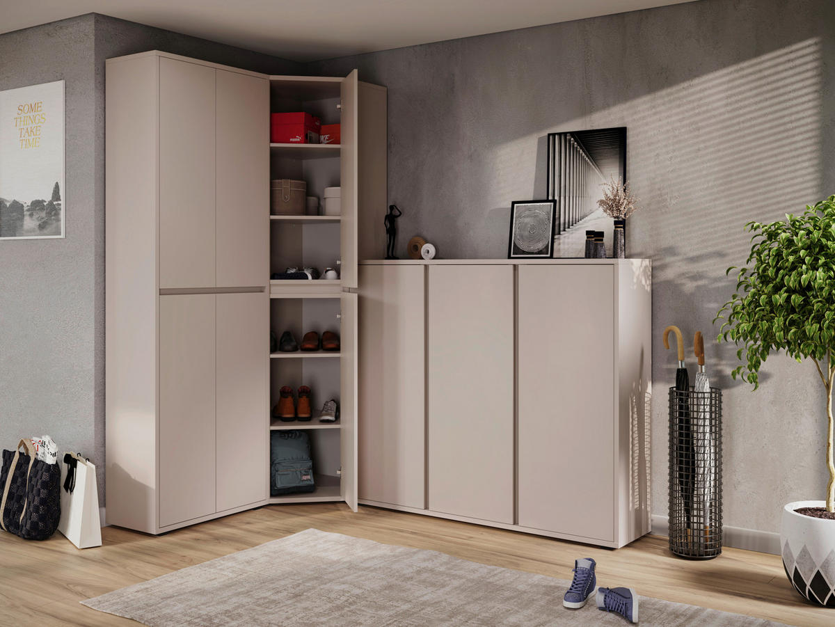 ECKSCHRANK 60/210/60 cm Kaschmir  - Kaschmir, KONVENTIONELL, Holzwerkstoff (60/210/60cm) - Xora