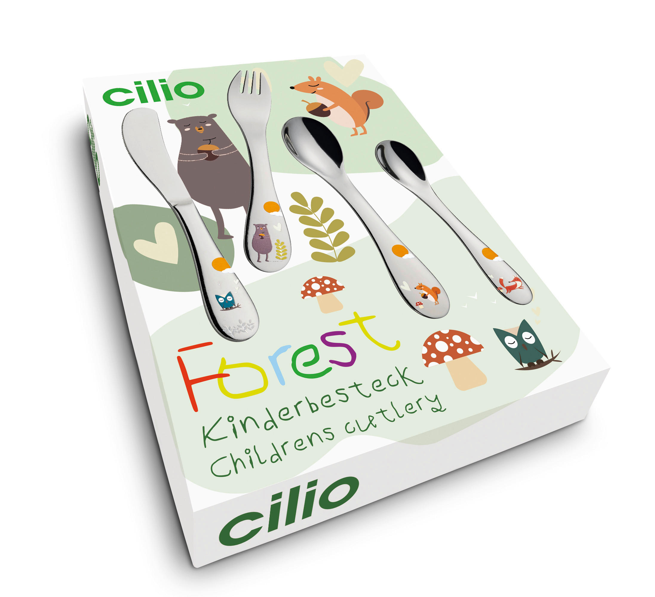 KINDERBESTECK - Basics, Metall (21cm) - Cilio