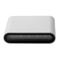 ZUNANJA STENSKA SVETILKA  NIEBY   11,5/9/3 cm          - bela, Basics, kovina/umetna masa (11,5/9/3cm)