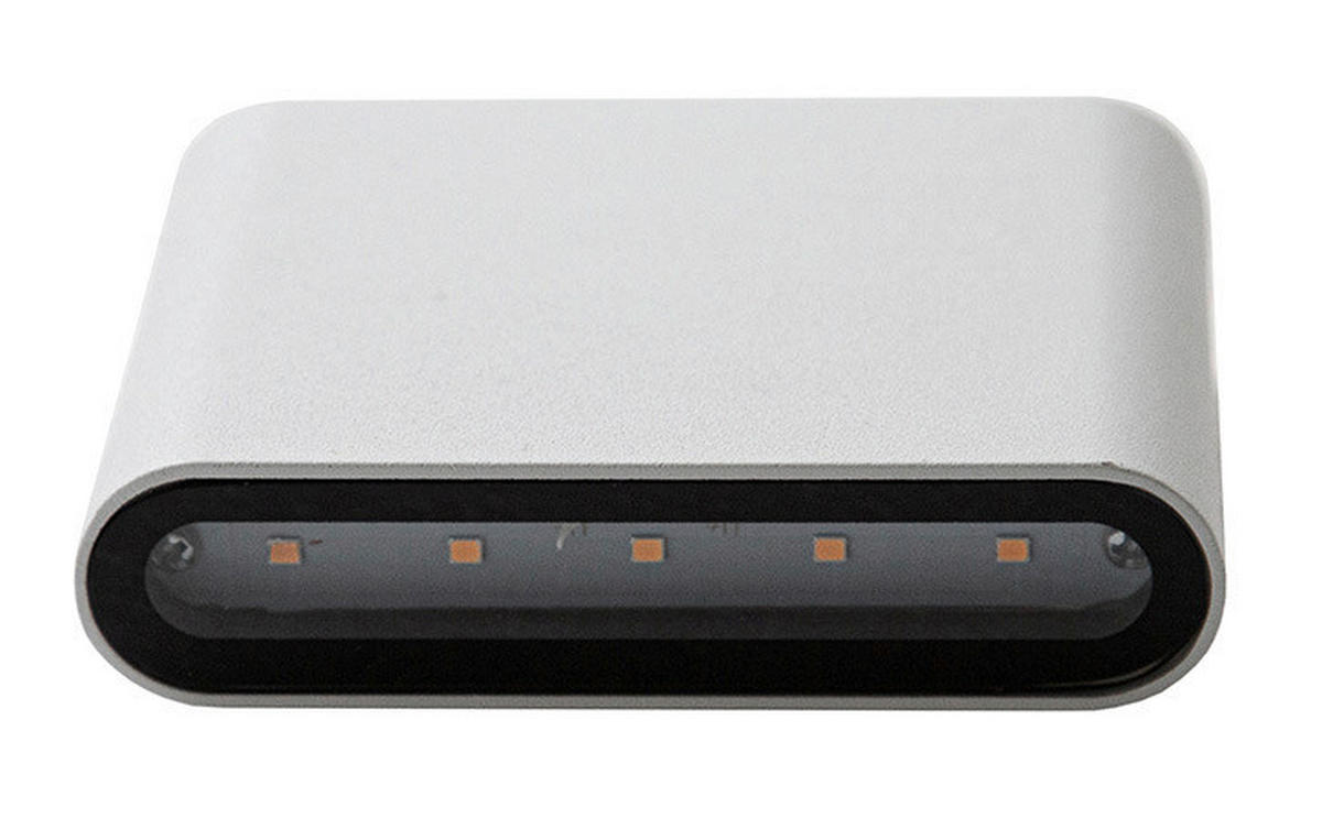 ZUNANJA STENSKA SVETILKA  NIEBY   11,5/9/3 cm          - bela, Basics, kovina/umetna masa (11,5/9/3cm)