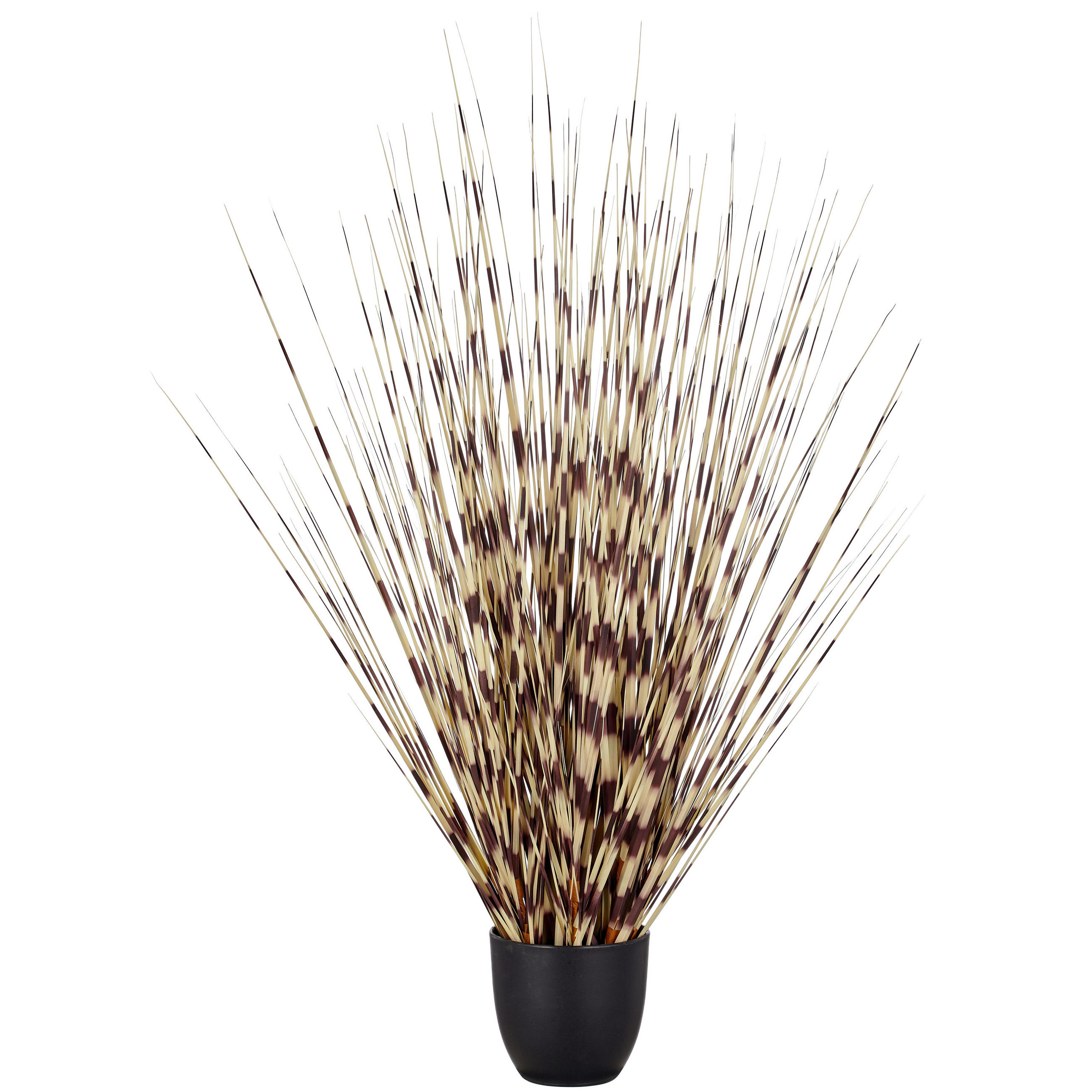 KUNSTPFLANZE Grasbündel 90 cm  - Schwarz/Braun, Basics, Kunststoff (90cm)