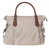 WICKELTASCHE  - Beige/Weiß, Basics, Textil (42/18/31cm) - Jette