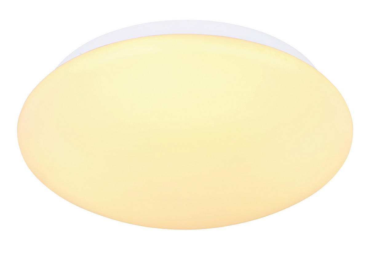 LED PLAFONJERA - bela, Osnovno, metal/plastika (26/8cm)