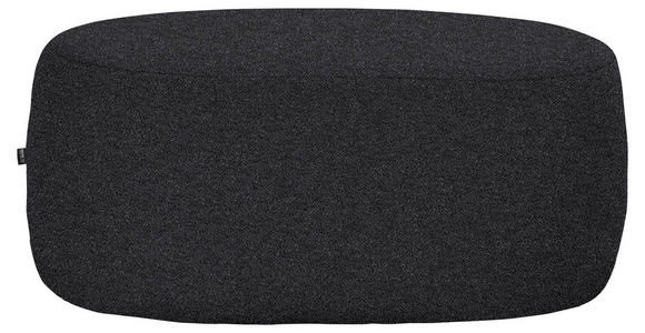 HOCKER in Textil Anthrazit  - Anthrazit/Schwarz, MODERN, Kunststoff/Textil (88/43/66cm) - Hom`in