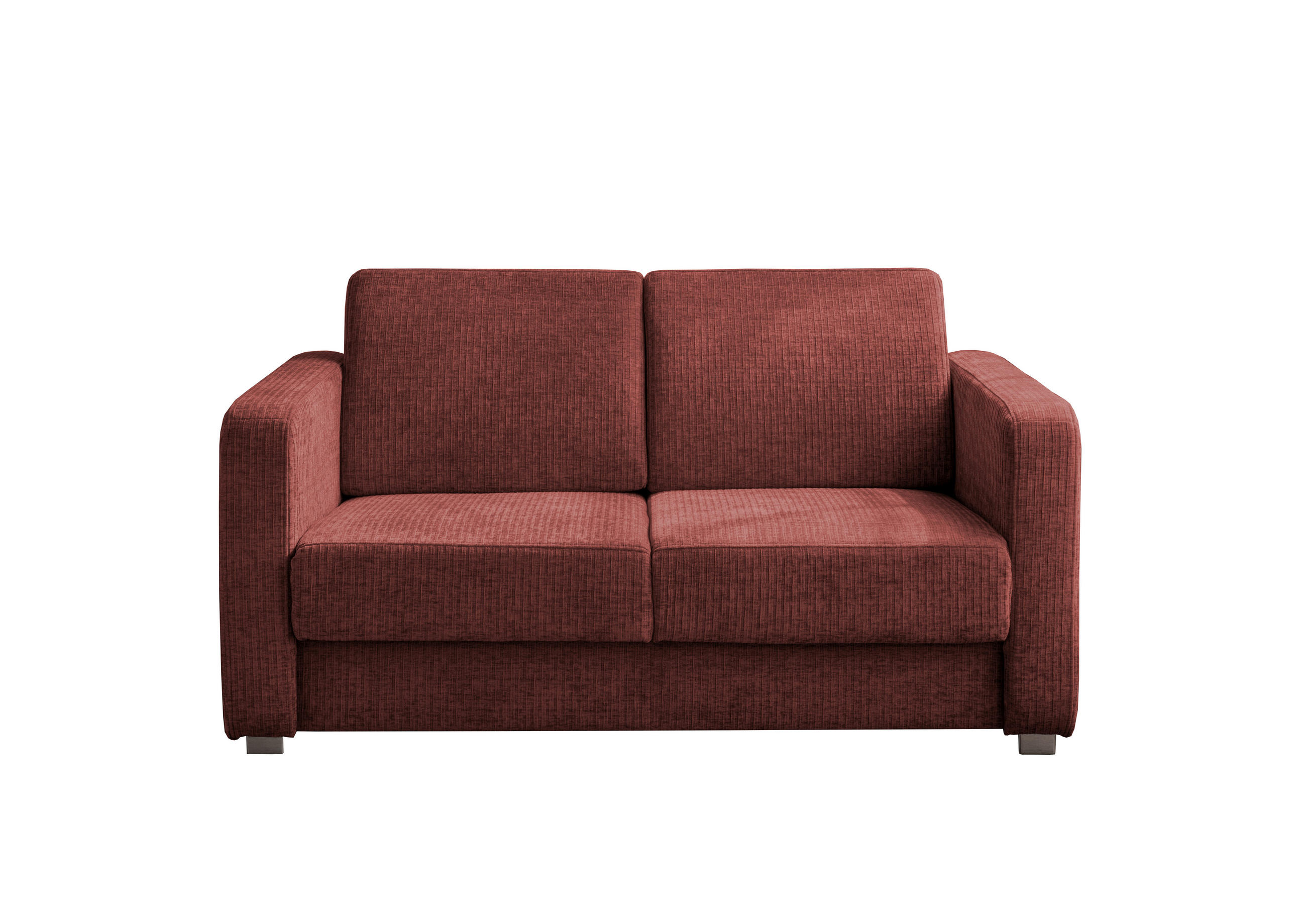 SCHLAFSOFA Mikrofaser Koralle  - Chromfarben/Koralle, Basics, Kunststoff/Textil (159/88/87cm) - Livetastic