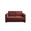 SCHLAFSOFA Mikrofaser Koralle  - Chromfarben/Koralle, Basics, Kunststoff/Textil (159/88/87cm) - Livetastic