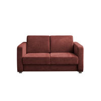 SCHLAFSOFA Mikrofaser Koralle  - Chromfarben/Koralle, Basics, Kunststoff/Textil (159/88/87cm) - Livetastic