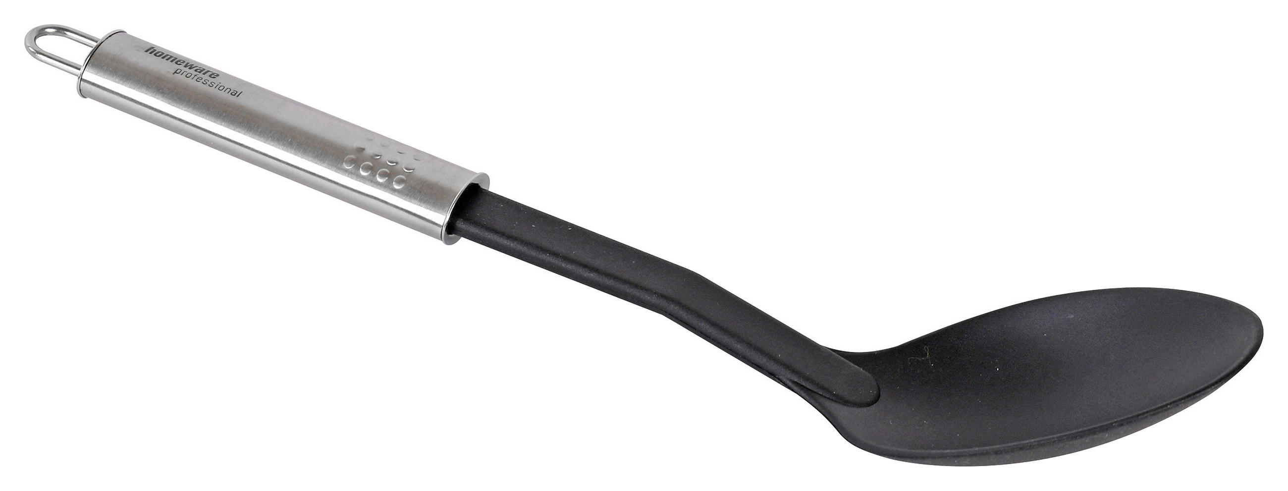 LINGURĂ PENTRU SERVIT - argintiu/negru, Basics, plastic/metal (31cm) - Homeware Profession.