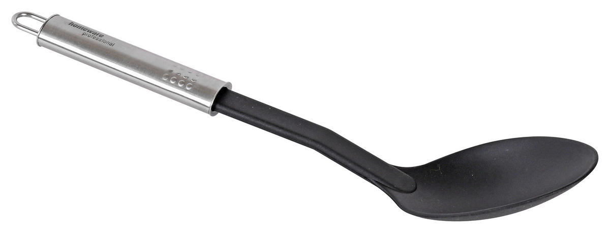 LINGURĂ PENTRU SERVIT - argintiu/negru, Basics, plastic/metal (31cm) - Homeware Profession.