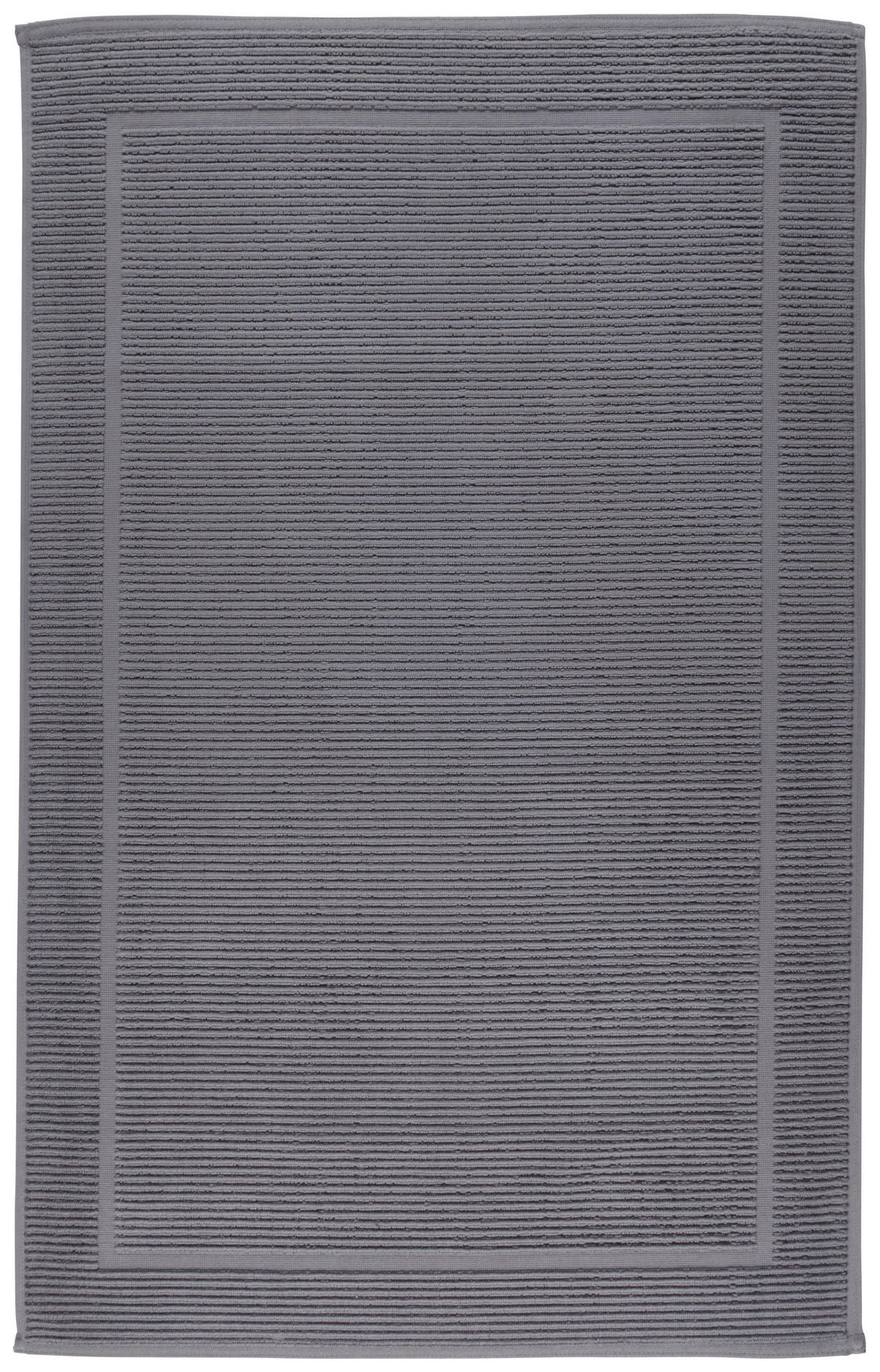 KOUPELNOVÁ PŘEDLOŽKA, 60/100 cm - antracitová, Basics, textil (60/100cm) - Bio:Vio