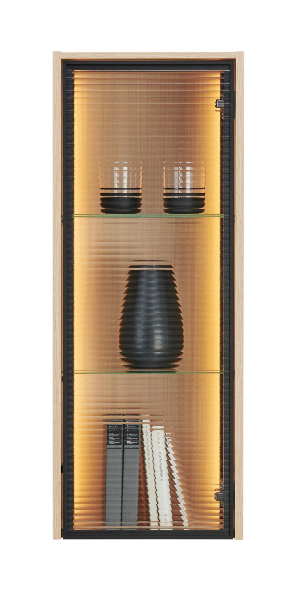 HÄNGEELEMENT Eichefarben  36/92/33 cm  - Eichefarben, Design, Glas/Holzwerkstoff (36/92/33cm) - Lomoco