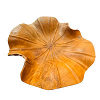 DEKORAČNÍ MISKA - barvy teak, Natur, dřevo (40cm) - Ambia Home