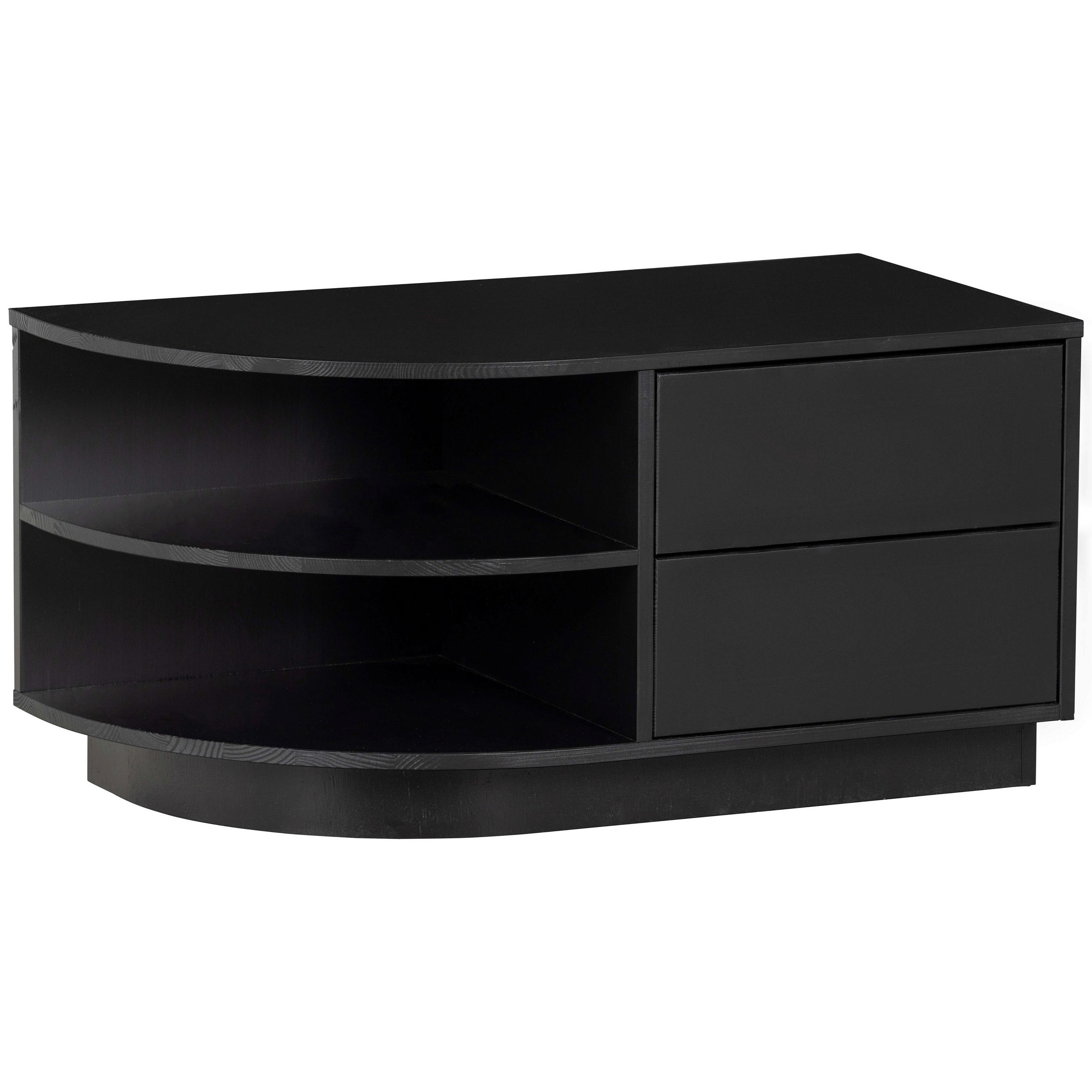 LOWBOARD Finca  in 78/40/40 cm  - Schwarz, Design, Holz (78/40/40cm) - Livetastic