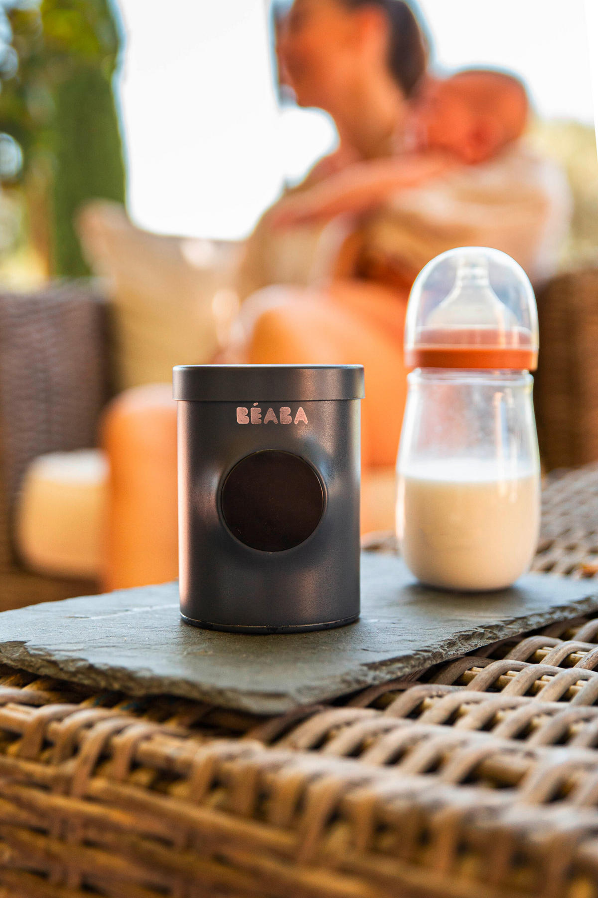 BABYKOSTWÄRMER Milk nomad  - Dunkelblau, Basics, Kunststoff/Metall (8,2/11,2/8,2cm) - Beaba