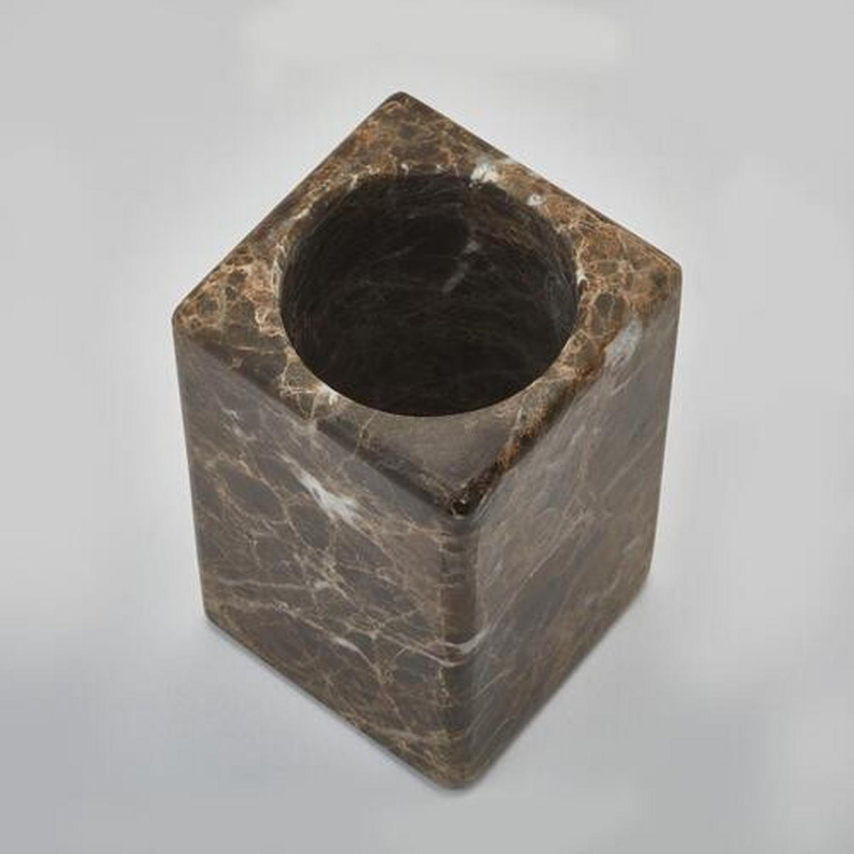 KUPAONSKA ČAŠA  smeđa  kamen  HAMMAM  - smeđa, Konvencionalno, kamen (6.7/6.7/10.5cm) - Aquanova