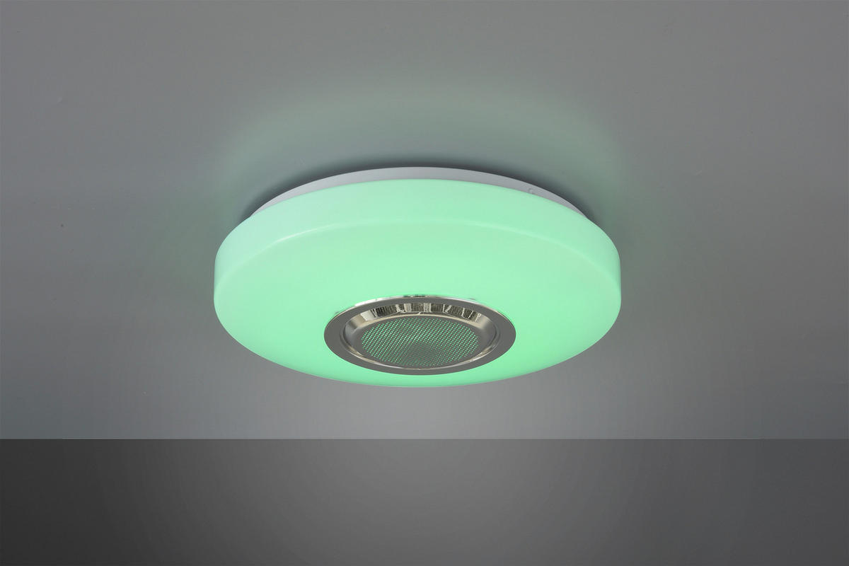 PLAFONIERĂ CU LED - alb, Basics, plastic (30/8cm)
