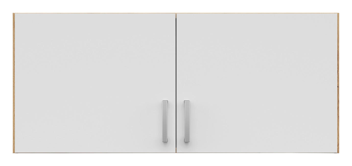 Aufsatzschrank B: 91 Cm Brando, Eiche Dekor/weiß
