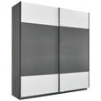 KLEIDERSCHRANKKORPUS 45,6/242,2/56,5 cm  - Anthrazit, KONVENTIONELL, Holzwerkstoff (45,6/242,2/56,5cm) - Hom`in