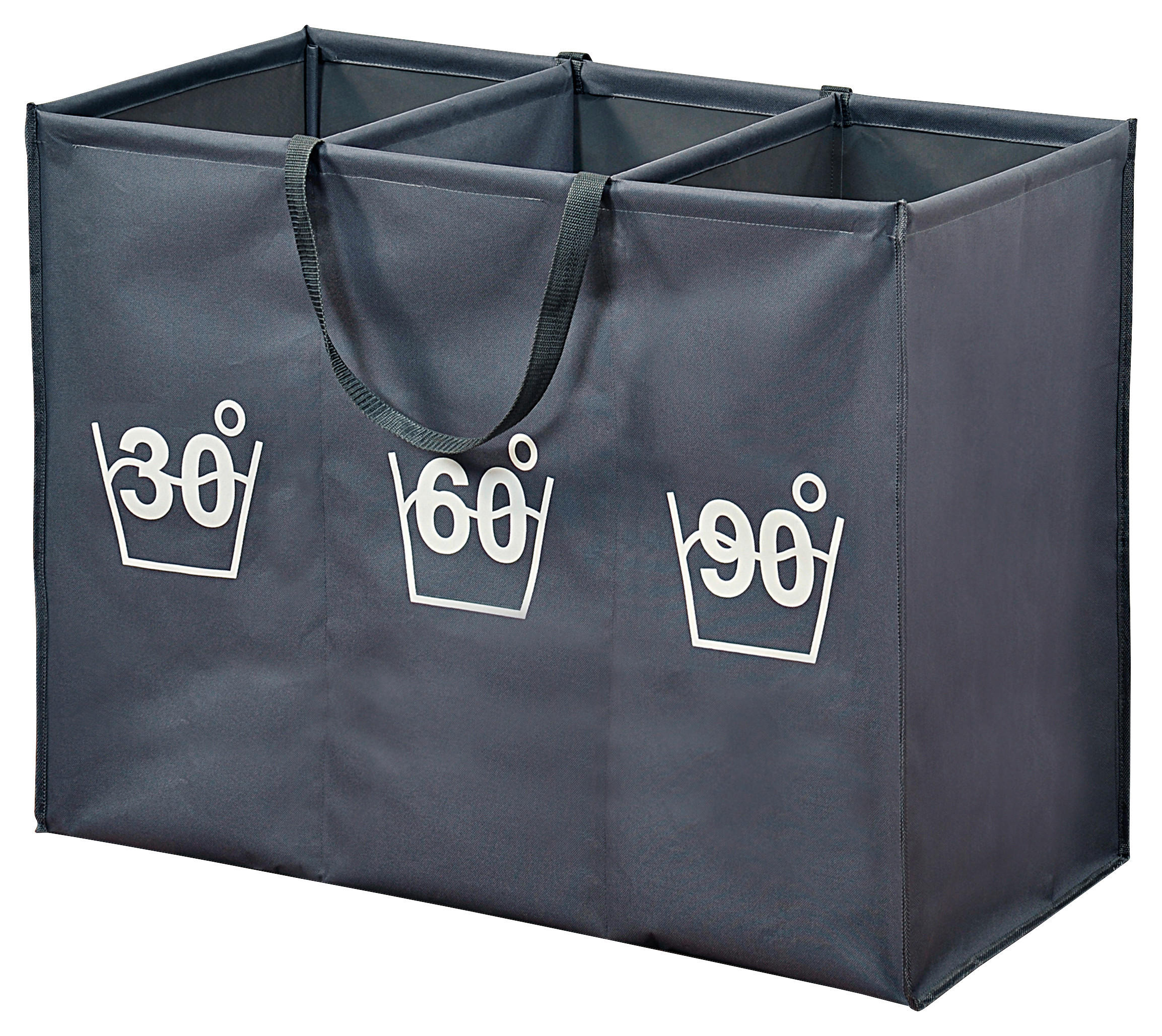 WÄSCHESACK - Grau, MODERN, Kunststoff (74/35/60cm) - Kesper