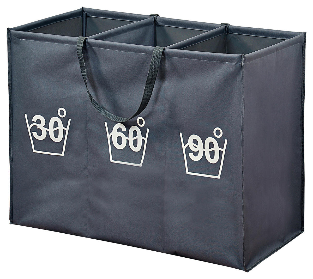 WÄSCHESACK - Grau, MODERN, Kunststoff (74/35/60cm) - Kesper