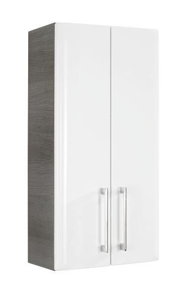 VISEČA OMARA 35/70/20 cm  - barve kroma/bela, Konvencionalno, leseni material (35/70/20cm) - Xora