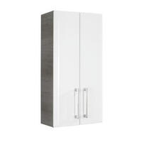 VISEČA OMARA 35/70/20 cm  - barve kroma/bela, Konvencionalno, leseni material (35/70/20cm) - Xora