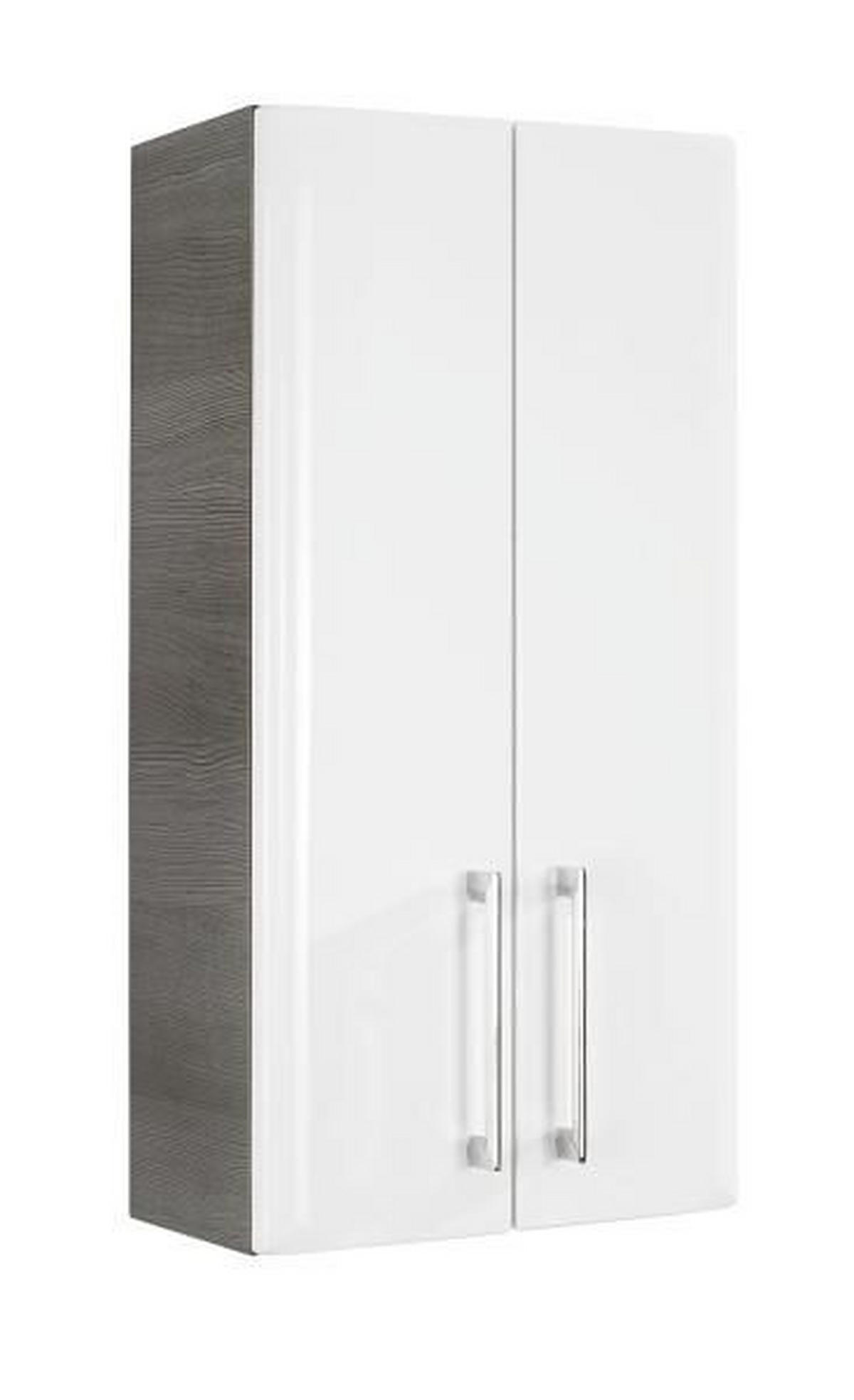 VISEČA OMARA 35/70/20 cm  - barve kroma/bela, Konvencionalno, leseni material (35/70/20cm) - Xora