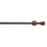 VORHANGSTANGE 390 cm  - Rostfarben, KONVENTIONELL, Metall (390cm)
