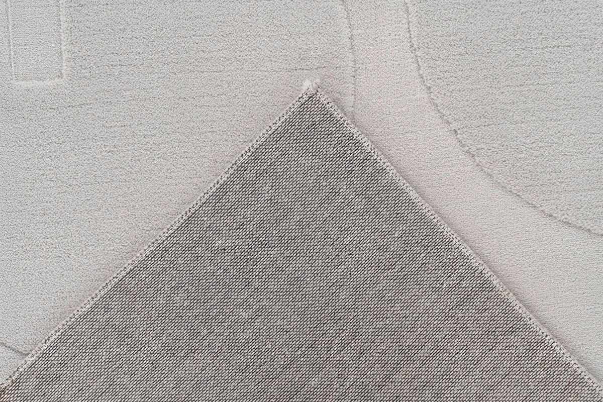 FLACHWEBETEPPICH 160/230 cm Silberfarben rechteckig  - Silberfarben, Basics, Textil (160/230cm) - Kayoom