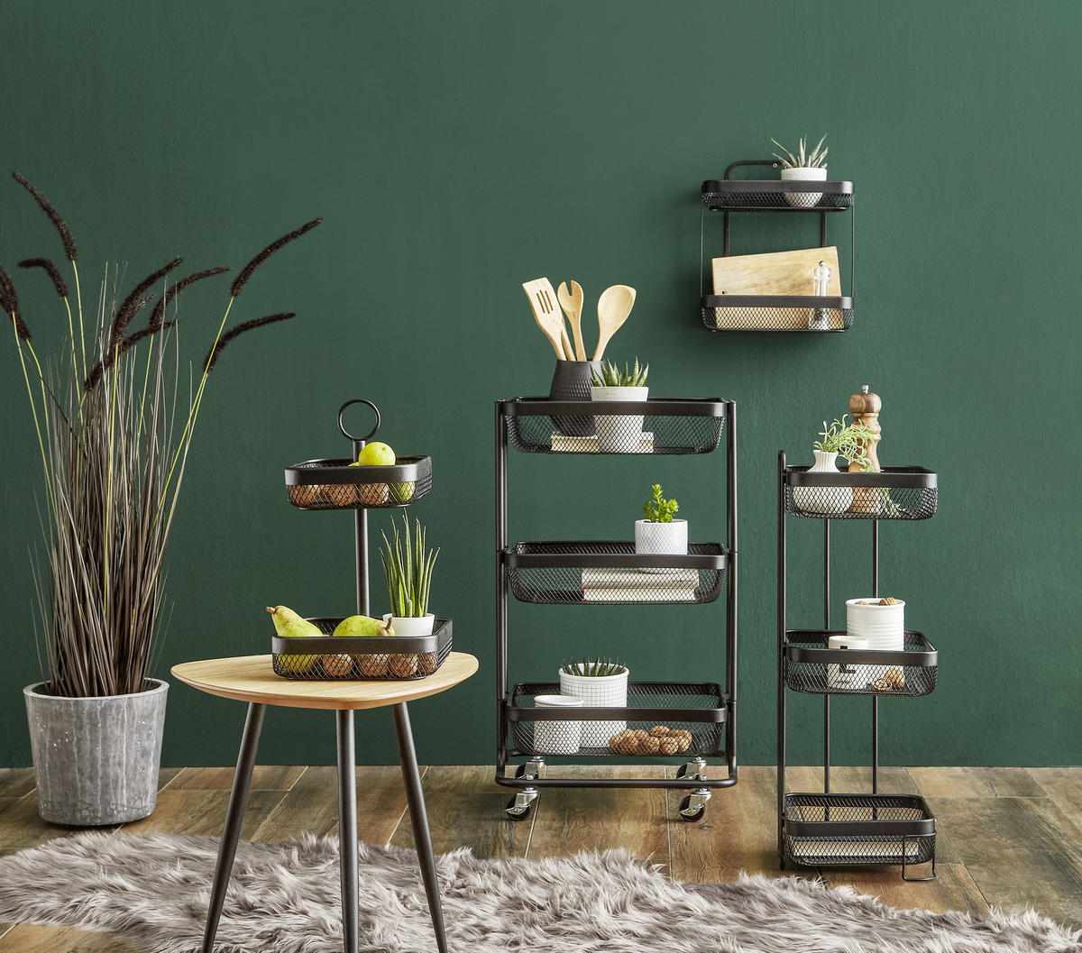 KRYDDHYLLA - svart, Basics, metall (31/34,7/12cm) - Homeware Profession.