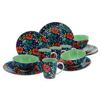 KOMBISERVICE Multicolor 16-teilig 4 Personen  - Multicolor, Trend, Keramik (35/32/36null) - Creatable