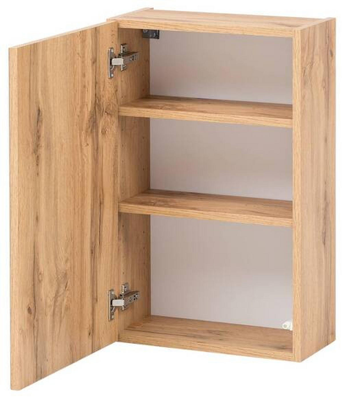 BADEZIMMER  in 160 cm  - Weiss/Eichefarben, Konventionell, Glas/Holzwerkstoff (160cm) - Held