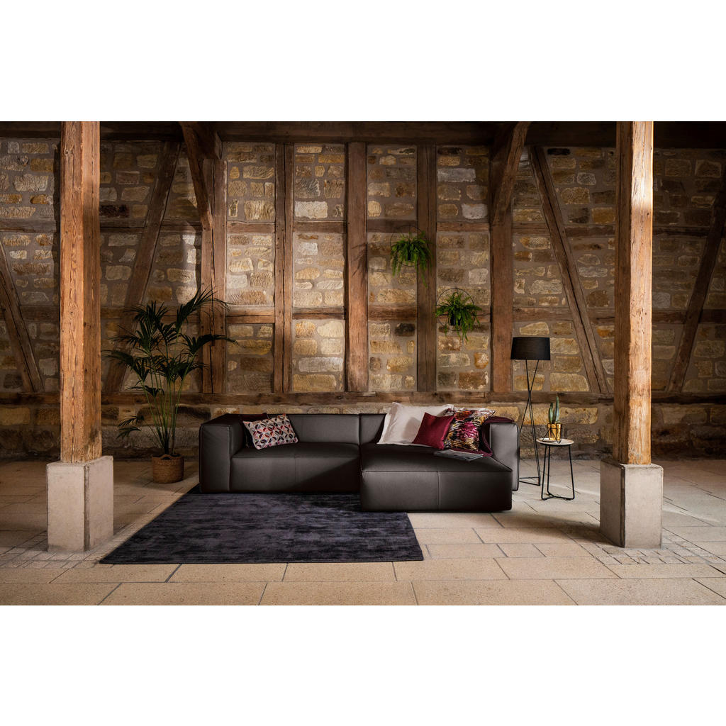 Thumbnail - Chilliano Ecksofa around the block, Braun, Leder, Echtleder, Longlife-Leder, Uni, Füllung: Schaumstoff, Polyurethan (Pur...