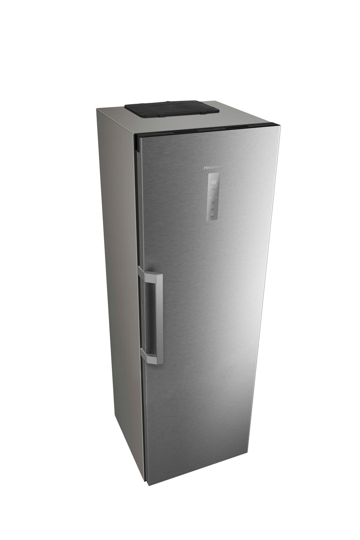 KÜHLSCHRANK 59,5/185,6/60 cm RL3K370SAIE1  - Edelstahlfarben, Trend, Glas/Kunststoff (59,5/185,6/60cm) - Hisense