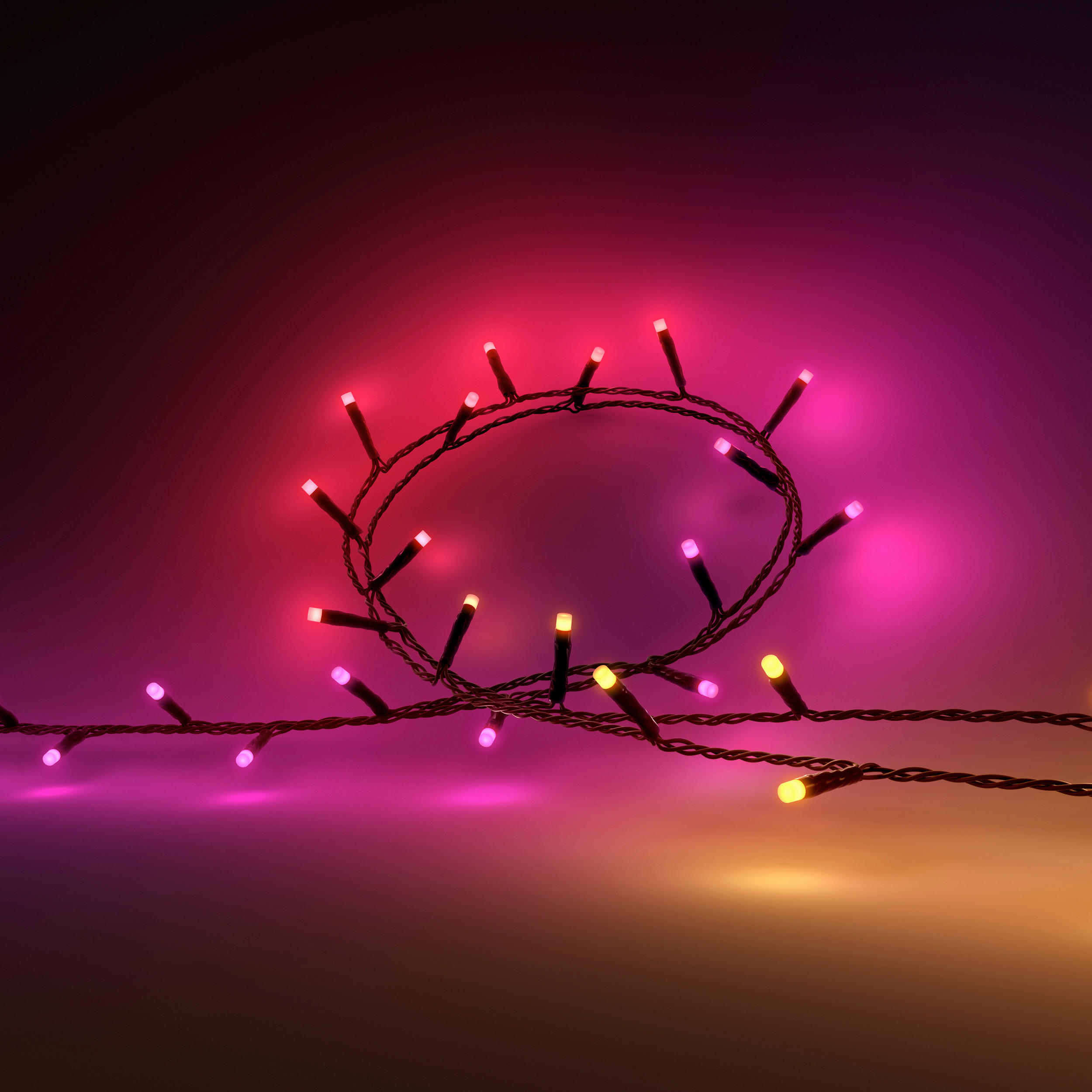 LICHTERKETTE - Schwarz, Basics, Kunststoff (10/15/25cm) - Philips HUE