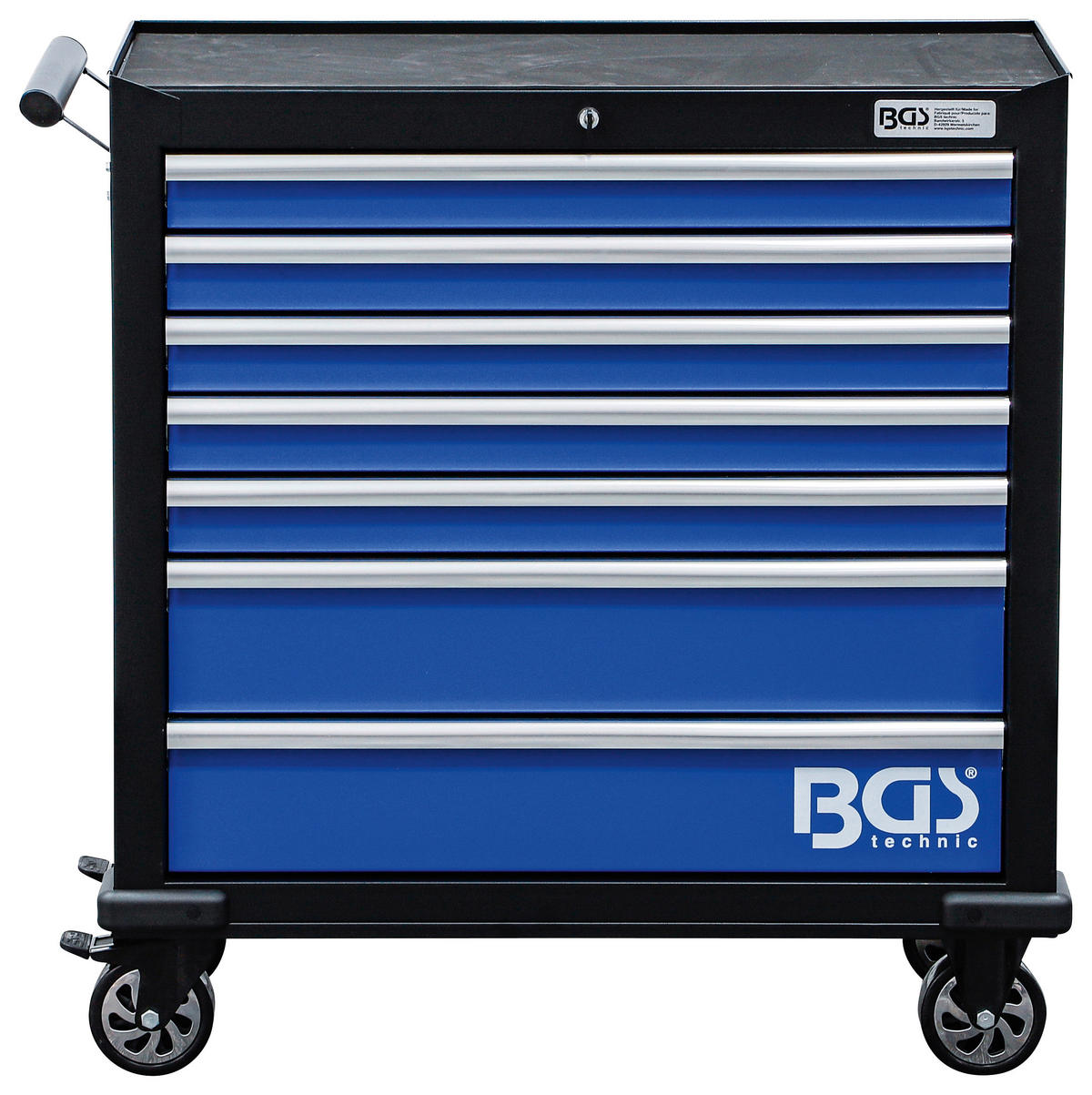 WERKSTATTWAGEN  - Blau/Schwarz, Basics (91,4/99,4/45,8cm)