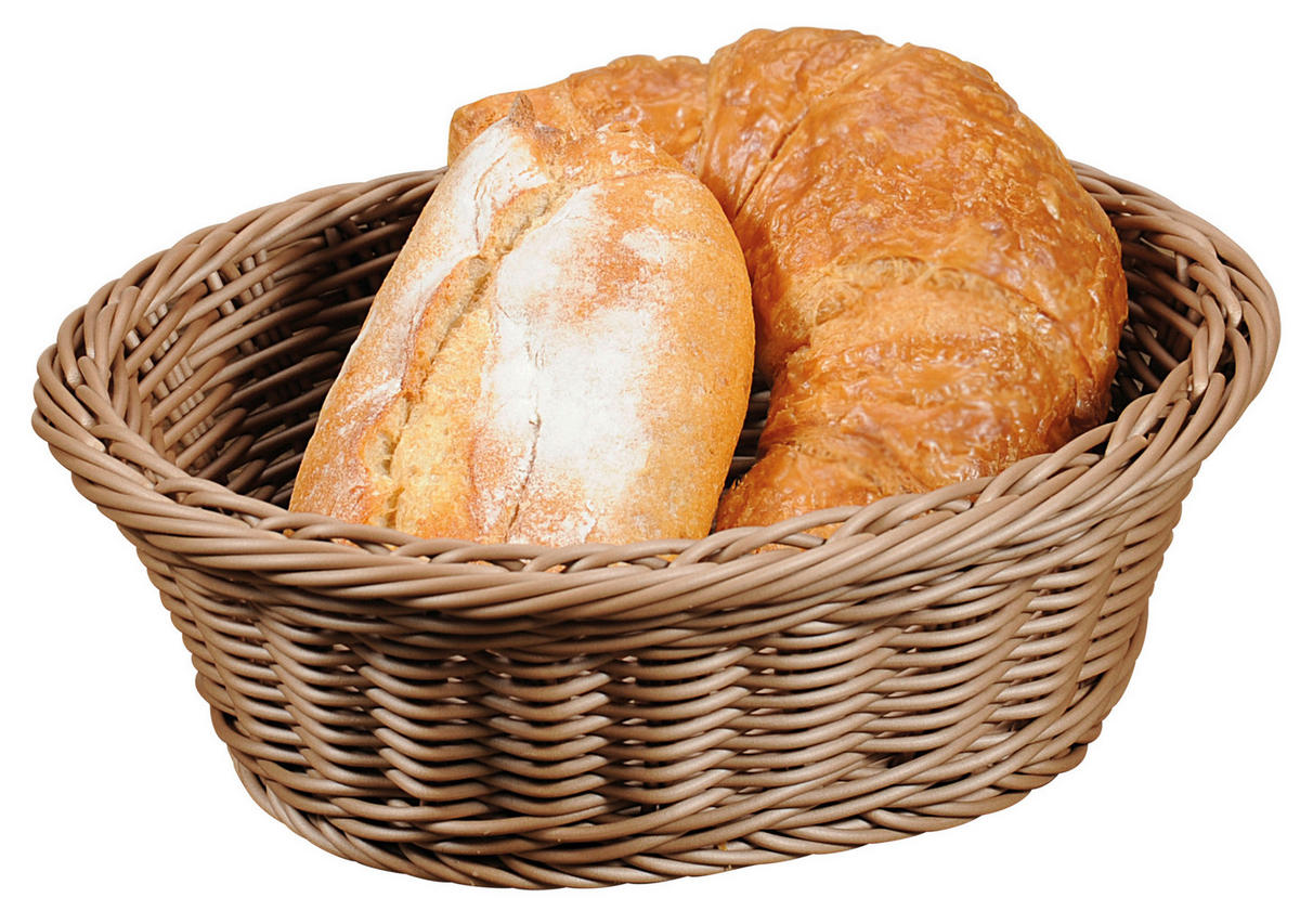 KOŠARICA ZA KRUH  plastika   - taupe, Basics, plastika (25/20,5/8,5cm) - Kesper