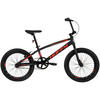 BMX 20 Zoll  - Hellrot/Schwarz, Basics, Metall (73,5/95/145cm)
