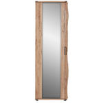 GARDEROBENSCHRANK  in 65/205/41 cm  - Eichefarben/Nickelfarben, Natur, Holz/Holzwerkstoff (65/205/41cm) - Linea Natura