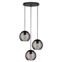 FÜGGŐLÁMPA 46,5/130 cm  - fekete/bronzszínű, Design, fém (46,5/130cm) - Eglo