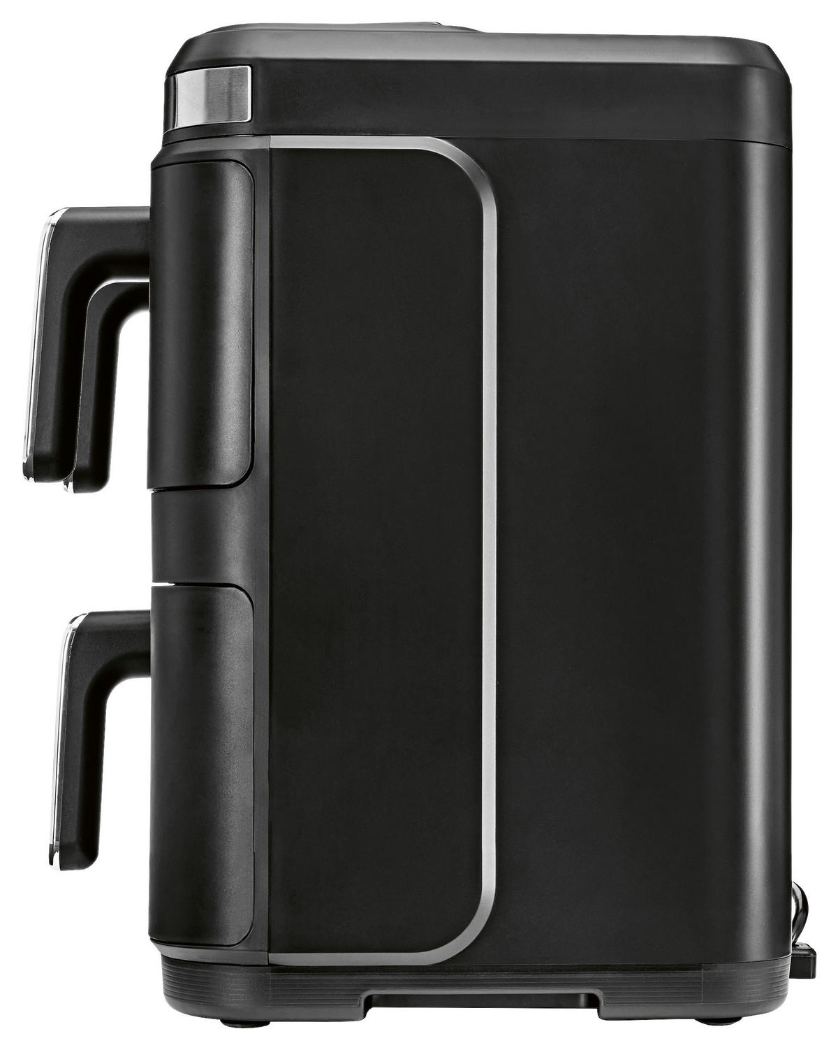 HEIßLUFTFRITTEUSE GOURMETmaxx 17 L  - Edelstahlfarben/Schwarz, MODERN, Kunststoff/Metall (37,7/37,5/43cm) - GOURMETMAXX