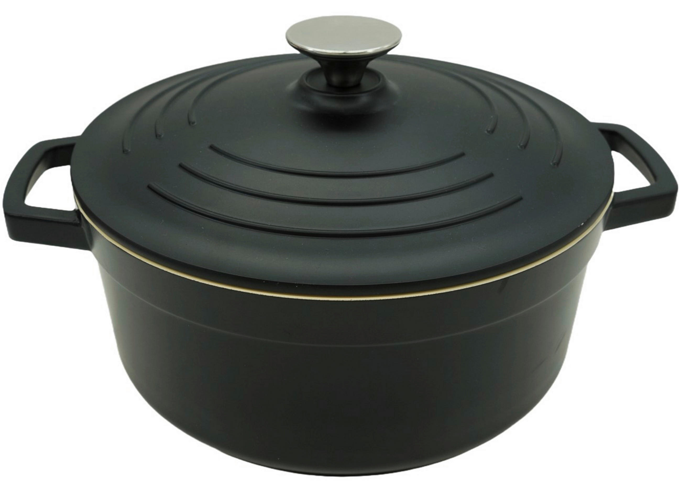 KOCHTOPF 2.43 L  - Edelstahlfarben/Creme, Basics, Metall (20/8,7cm) - Homeware Profession.