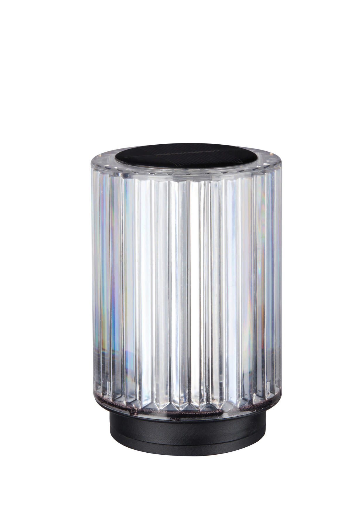 SOLCELLSLAMPA 8,5/12 cm   - svart/transparent, Lifestyle, plast (8,5/12cm) - Ambia Garden