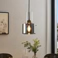 HÄNGELEUCHTE 18/150 cm  - Dunkelgrau, Design, Glas/Metall (18/150cm) - Dieter Knoll
