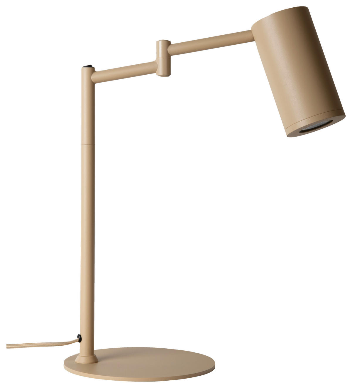 STOLNÍ LAMPA, nástěnný stmívač, 20/47,5 cm  - béžová, Design, kov (20/47,5cm) - It's about Romi