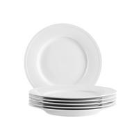 TELLERSET Arlona 6-teilig  - Weiß, Basics, Keramik - Mäser