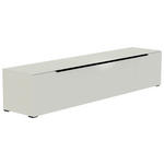 LOWBOARD Schwarz, Weiß  210/43/45 cm  - Schwarz/Weiß, Design, Glas/Holzwerkstoff (210/43/45cm) - Moderano